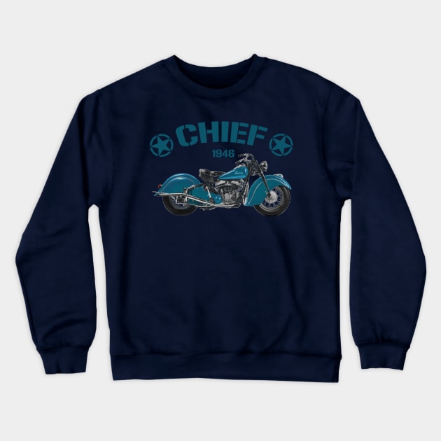classic bike Crewneck Sweatshirt by retroracing